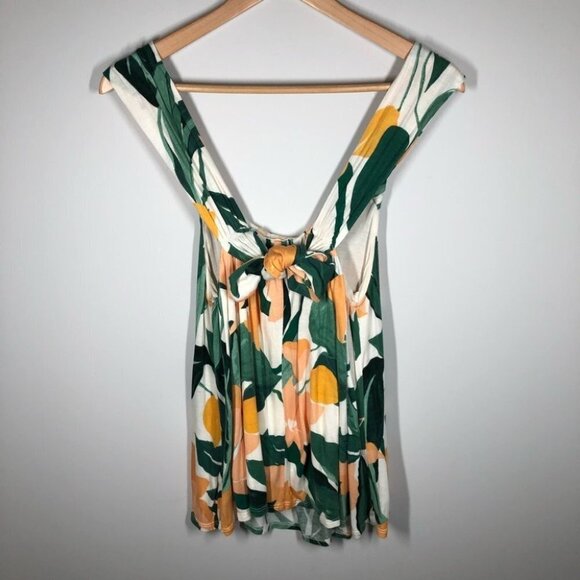 Anthropologie Vanessa Virginia  Tropical Print Flowy Tank Size Small - Picture 11 of 11